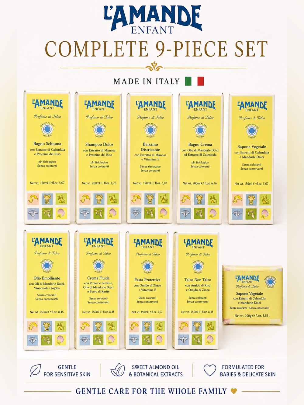 L’Amande 9 Piece Set